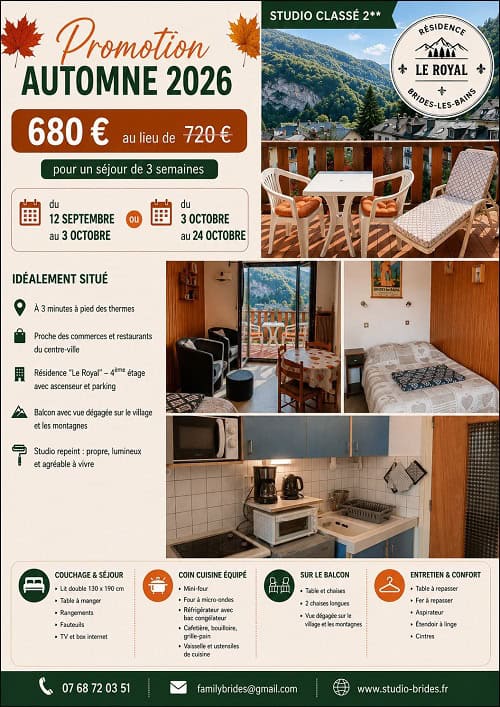 Promotion Automne 2026