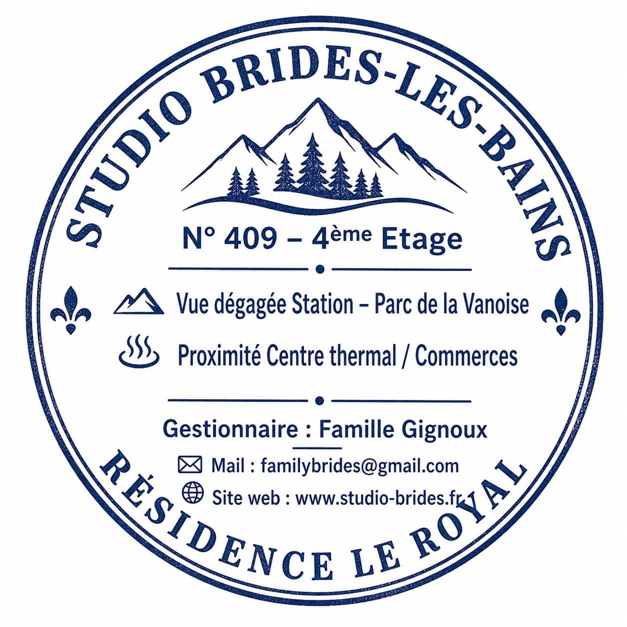 Résidence Le Royal à Brides-les-Bains, vue extérieure